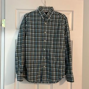 Banana Republic plaid button down shirt.  Size small.